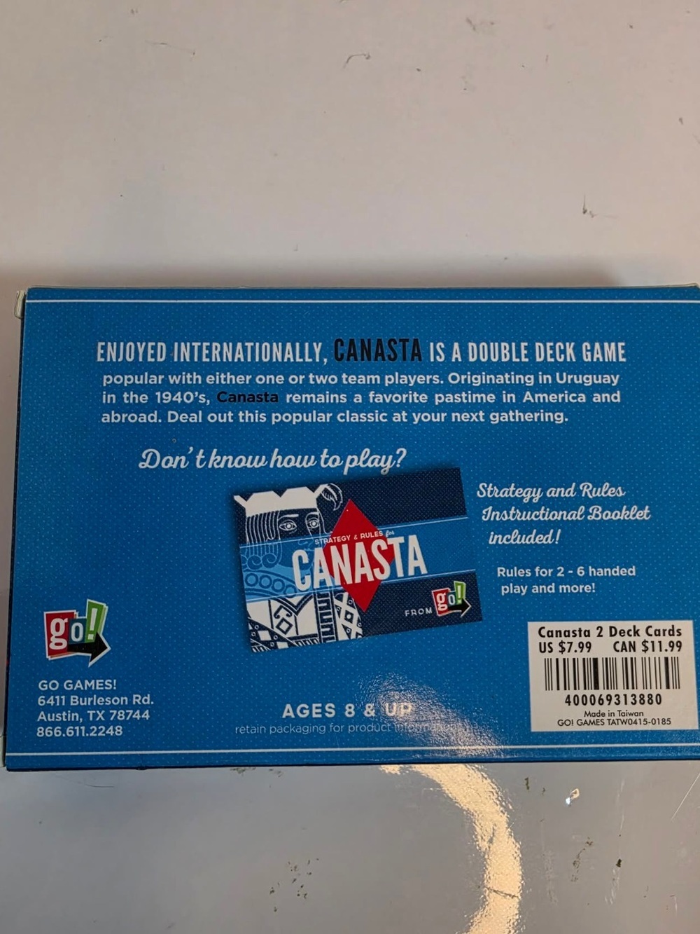 Canasta! Double Deck Card Set, Classic Card Game!